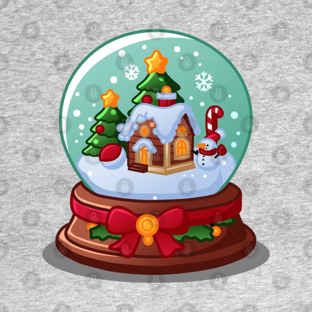 Christmas Snow Globe by JashaCake